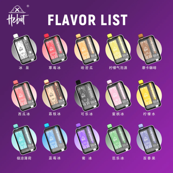 獨家新品🔥HEBAT六代拋棄式10000口❤️‍可充電🔋極致體驗
